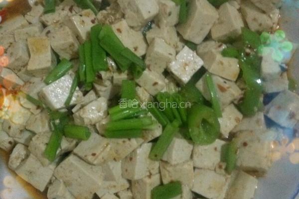 家常炒豆腐的做法图解3