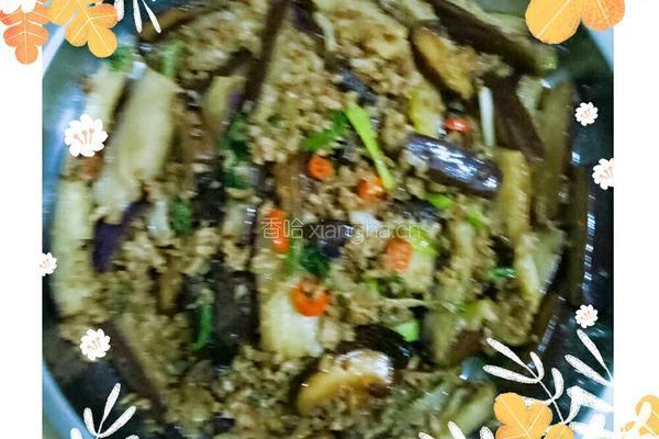 红烧茄子加肉末