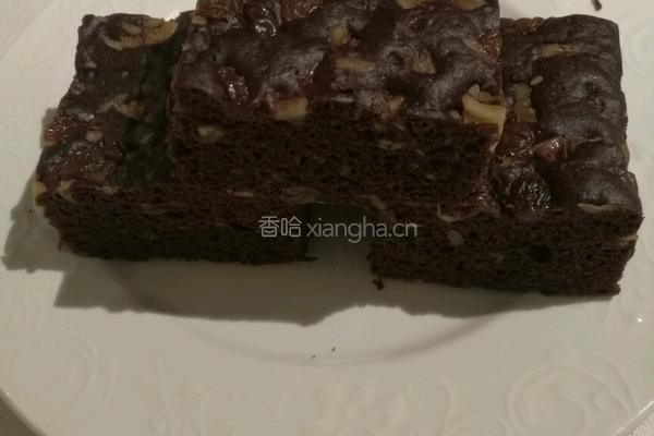 巧克力核桃仁发糕的做法图解9