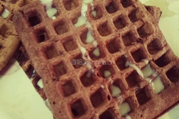 可可华夫饼的做法图解5