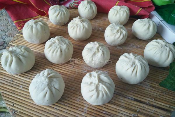 荠菜肉蒸包的做法图解14