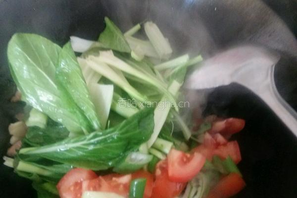 家常西红柿鸡蛋面（荤）的做法图解4