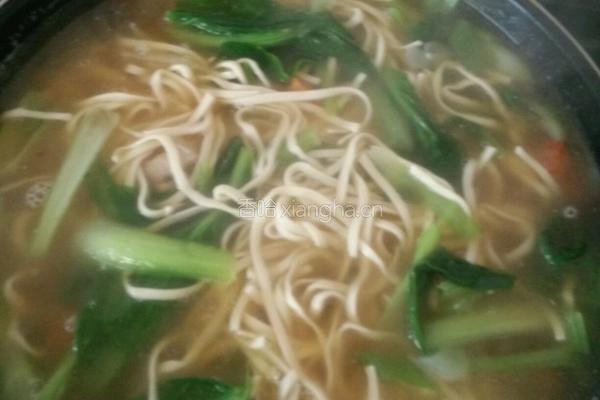 家常西红柿鸡蛋面（荤）的做法图解7