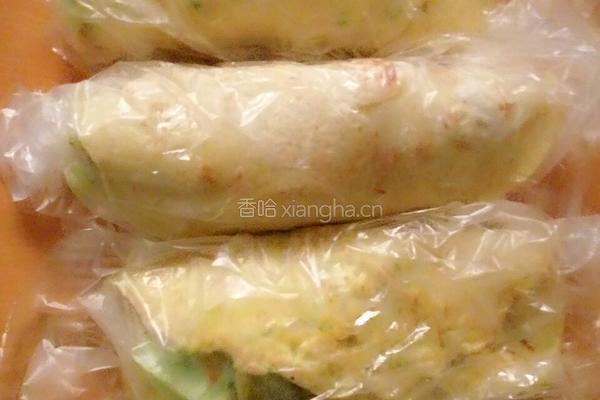 鸡蛋肉饼的做法图解4