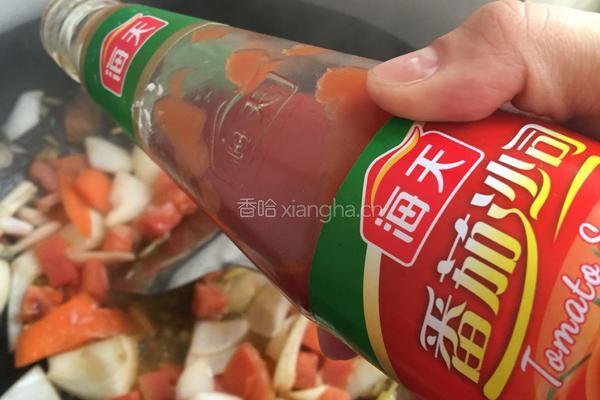 番茄年糕的做法图解4