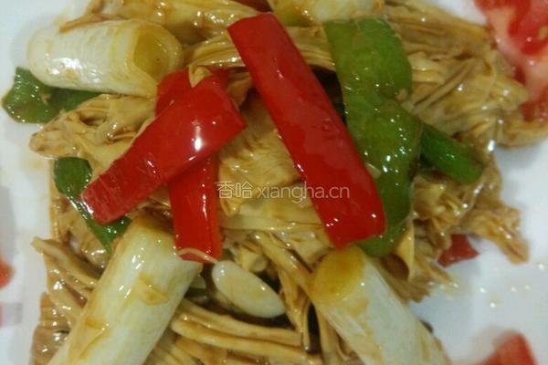 蚝油烩腐竹的做法图解5