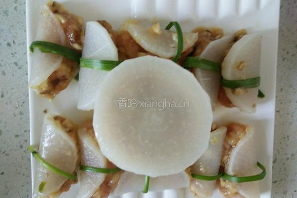 白萝卜卷肉的做法图解9