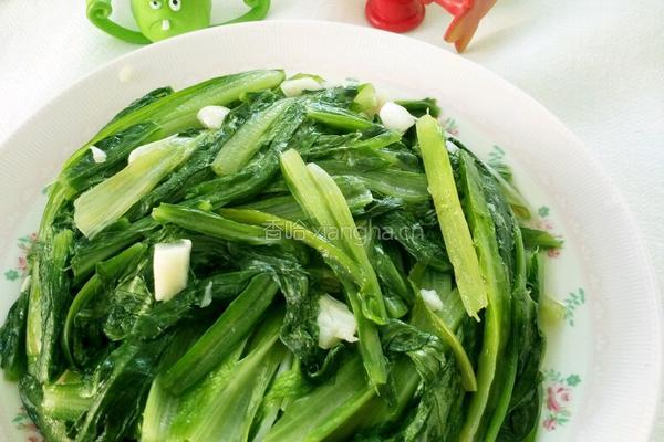 蒜泥油麦菜