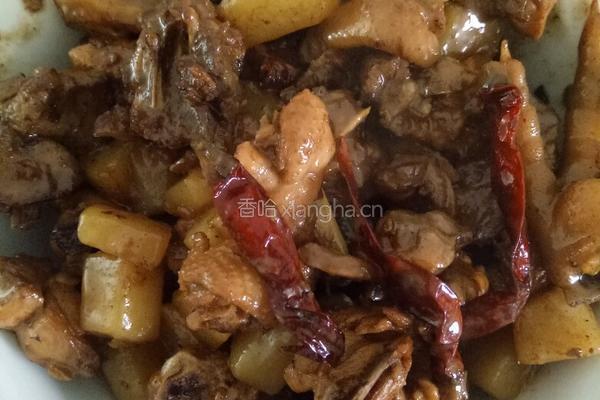 土豆烧鸡的做法图解6