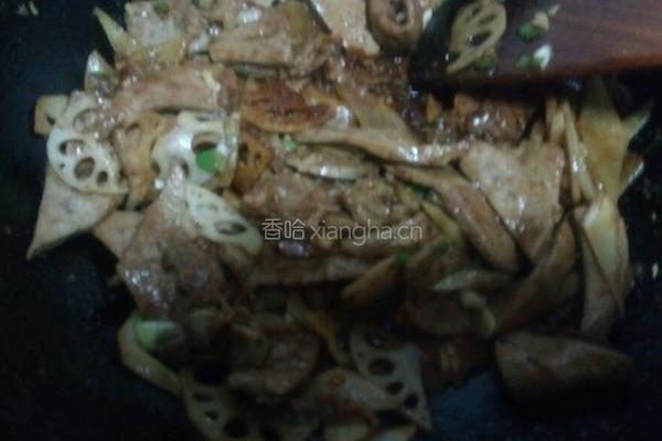 泡菜炒猪肝的做法图解16