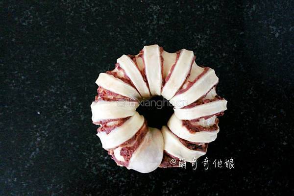 豆沙面包圈的做法图解26