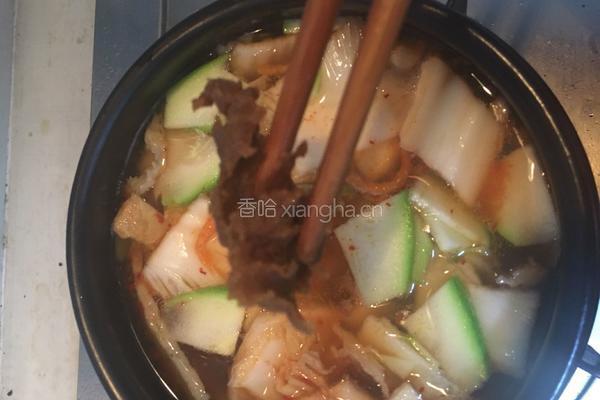 韩式明太鱼泡菜汤的做法图解7