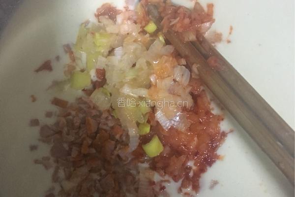 泡菜饼的做法图解4