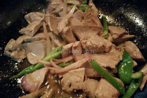 洋葱炒猪肝的做法图解5