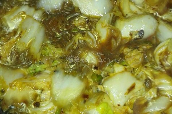 白菜炖粉条的做法图解8