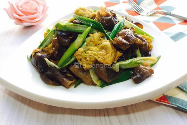 木耳大葱炒蛋的做法图解12