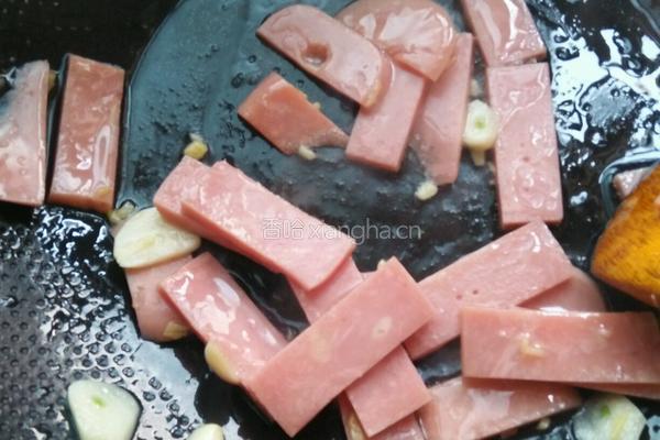 荷兰豆炒火腿肠的做法图解9