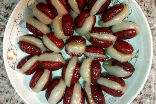 心太软（红枣蒸糯米）的做法图解4