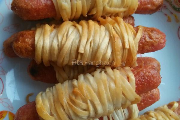 脆皮烤肠的做法图解4