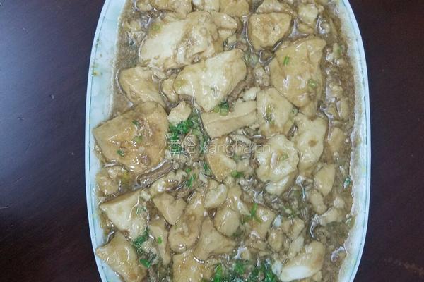 鲍汁焗豆腐的做法图解8
