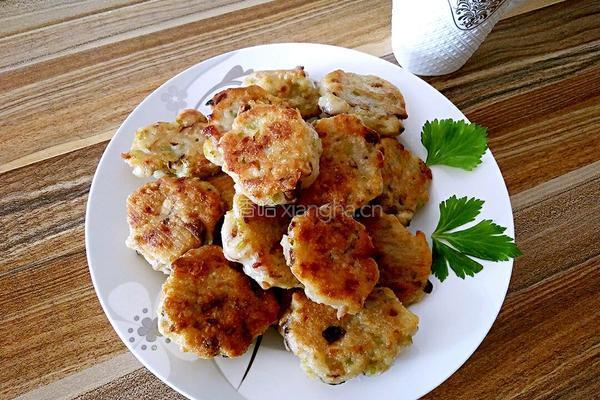 香煎香菇丸的做法图解9