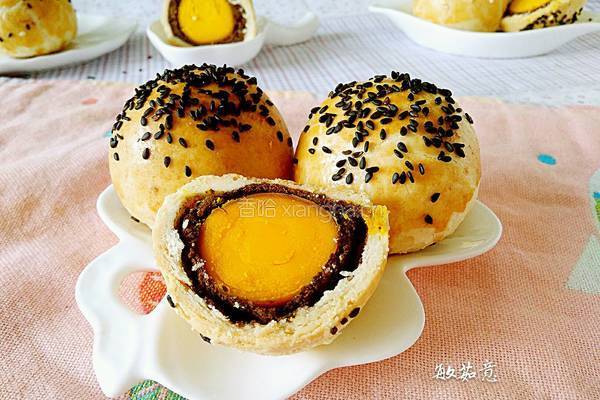 蛋黄酥的做法图解21
