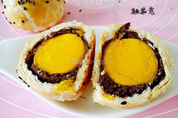 蛋黄酥的做法图解20