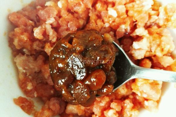 豆酱肉末蒸豆腐的做法图解3