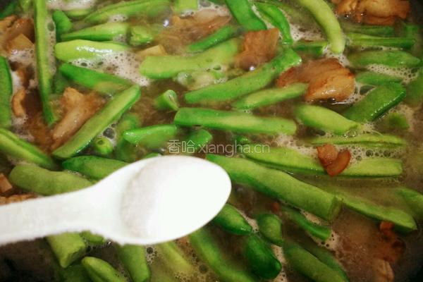 四季豆烧肉的做法图解12