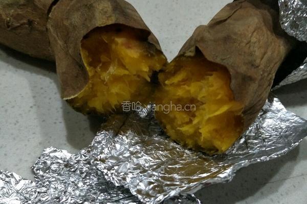 烤箱烤地瓜的做法图解3