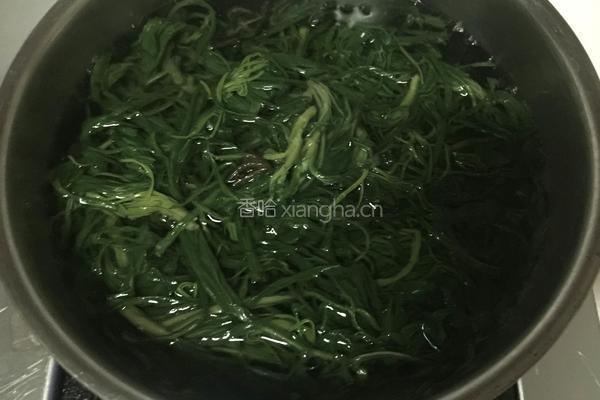 凉拌柳蒿芽的做法图解2