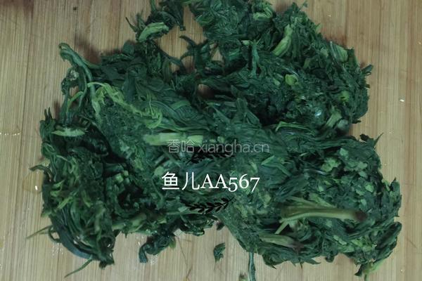 凉拌柳蒿芽的做法图解4