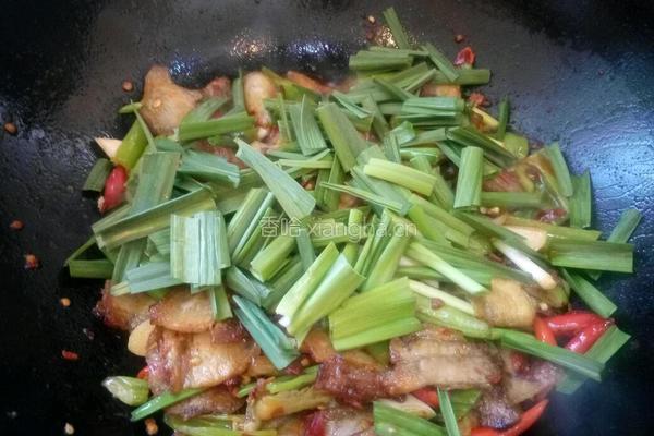 蒜苗炒肉片的做法图解9