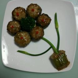 蘑菇襄肉盆景的做法[图]