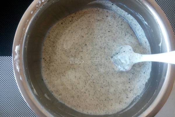 5寸黑芝麻戚风蛋糕的做法图解17