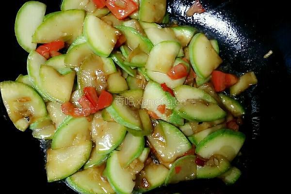 番茄西葫芦的做法图解5