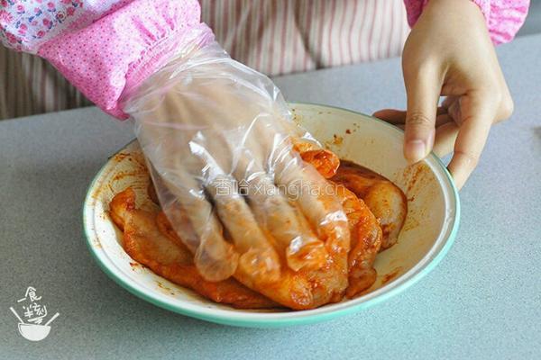 奥尔良鸡扒饭的做法图解2