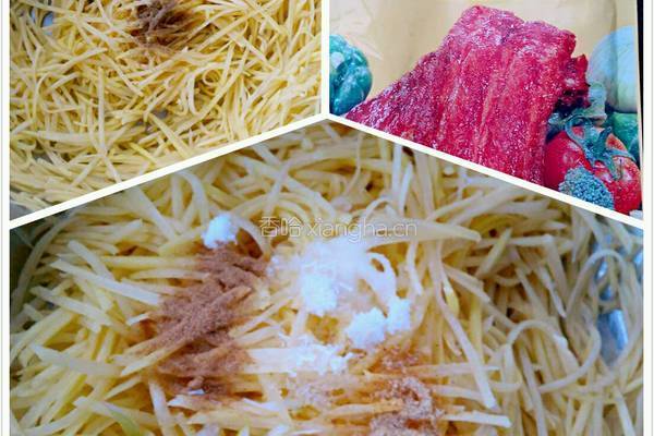 土豆丝饼的做法图解2