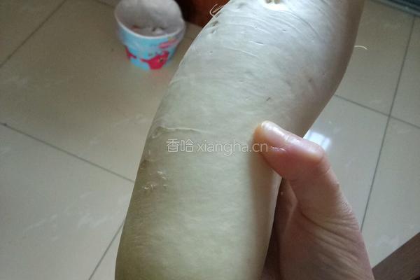 白萝卜丝馅饺（茶香版）的做法图解3