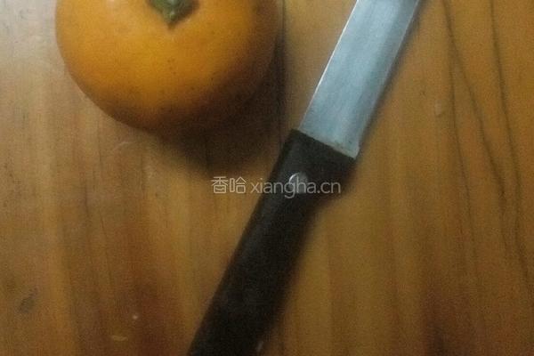 橙子泡茶的做法图解1