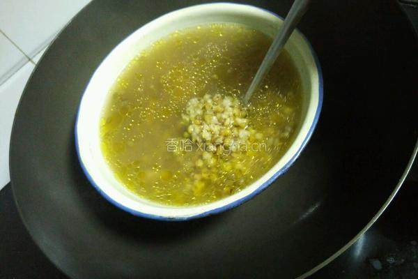 茶油绿豆汤的做法图解6