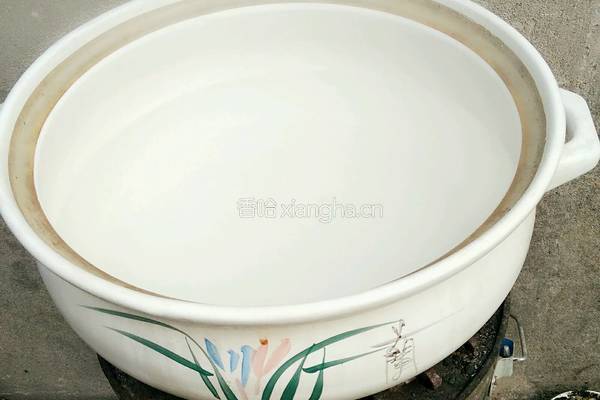 红枣花生粥的做法图解4