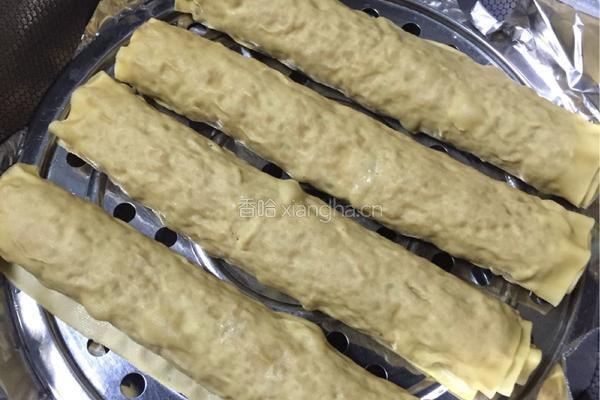 烟熏肉卷豆腐的做法图解8