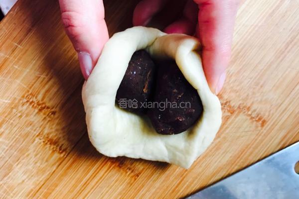 豆沙面包的做法图解4