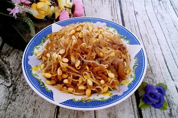 豆芽炒粉条的做法图解9