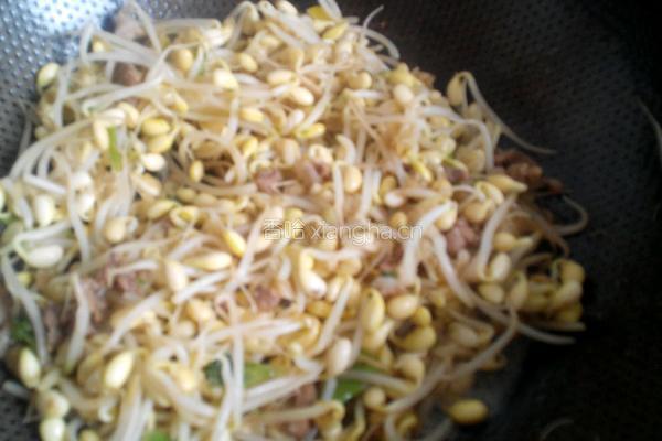 豆芽炒粉条的做法图解6