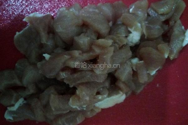 菜花炒肉的做法图解2