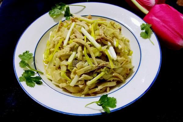 香干韭黄百财肉丝的做法图解9