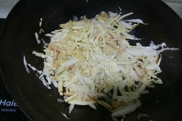 香干韭黄百财肉丝的做法图解6