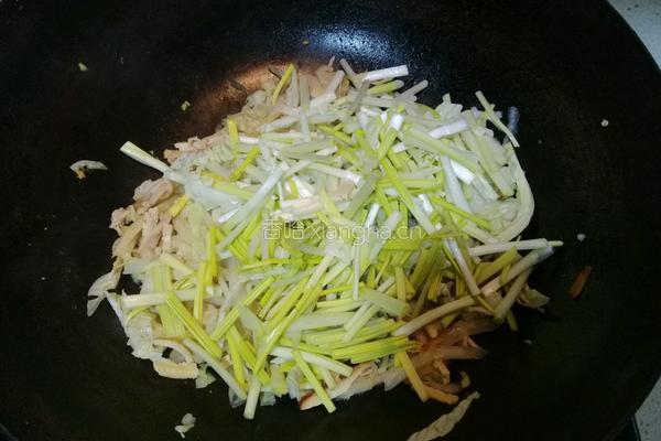 香干韭黄百财肉丝的做法图解7